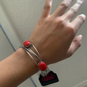 Paparazzi red bracelet